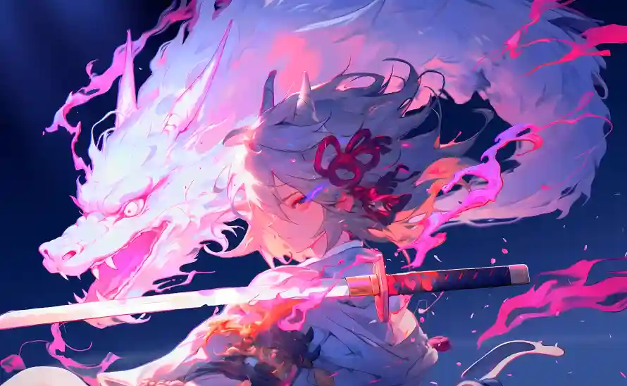 4k白发壁纸 - 剑 - 龙 - 神兽「哲风壁纸」 4k白发壁纸 - 剑 - 龙 - 神兽「哲风壁纸」