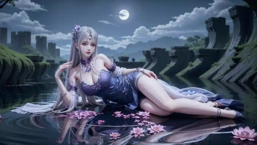 4k月夜壁纸 - 花瓣 - 小医仙 - 动漫壁纸「哲风壁纸」 4k月夜壁纸 - 花瓣 - 小医仙 - 动漫壁纸「哲风壁纸」