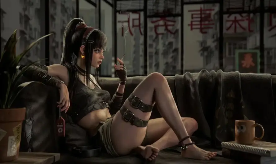 4k坐姿壁纸 - 废土 - 美女 - 中式文字「哲风壁纸」 4k坐姿壁纸 - 废土 - 美女 - 中式文字「哲风壁纸」