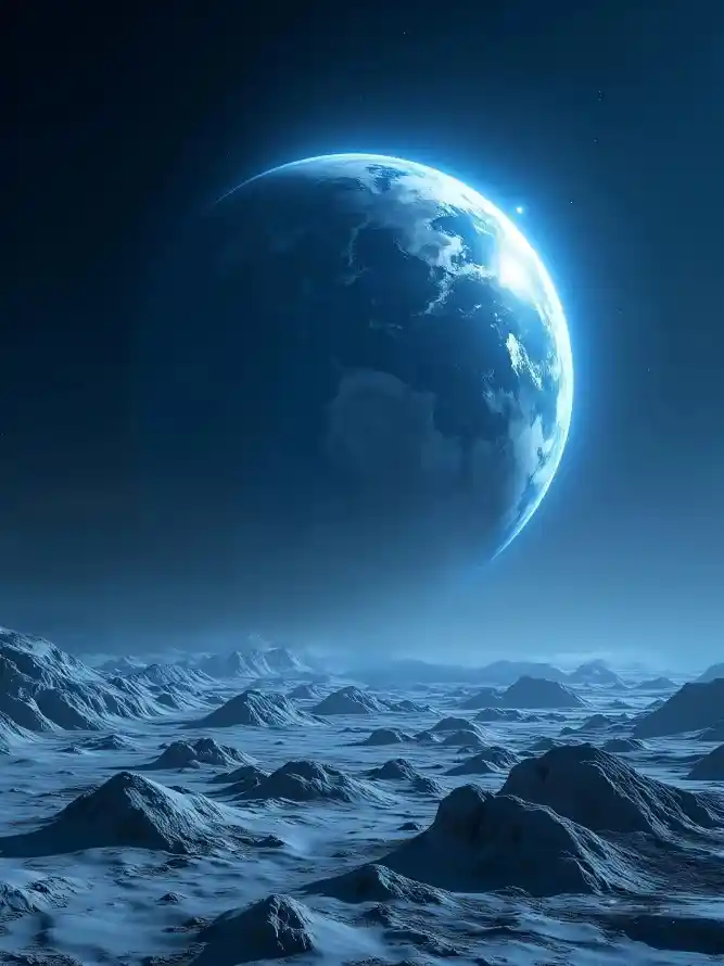 4k冷寂壁纸 - 地球 - 太空 - 奇妙「哲风壁纸」