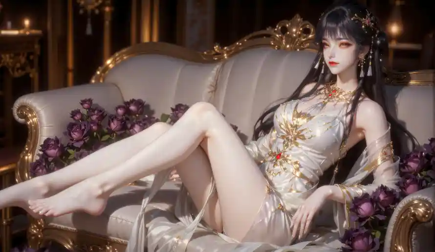 4k古风壁纸 - 白月蓉 - 华丽服饰 - 室内场景「哲风壁纸」 4k古风壁纸 - 白月蓉 - 华丽服饰 - 室内场景「哲风壁纸」