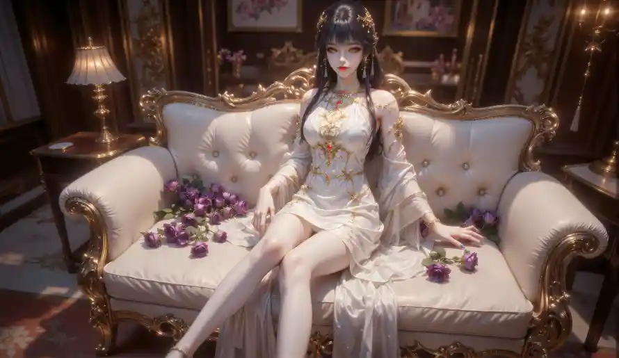 4k丝袜壁纸 - 白月蓉 - 奢华沙发 - 白色服饰「哲风壁纸」 4k丝袜壁纸 - 白月蓉 - 奢华沙发 - 白色服饰「哲风壁纸」