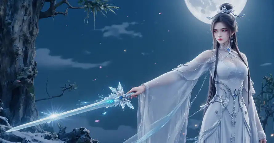 4k仙侠壁纸 - 剑 - 古风 - 月亮「哲风壁纸」 4k仙侠壁纸 - 剑 - 古风 - 月亮「哲风壁纸」