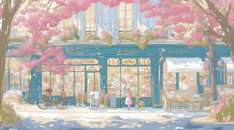 4k插画壁纸 - 春日 - 樱花 - 浪漫「哲风壁纸」