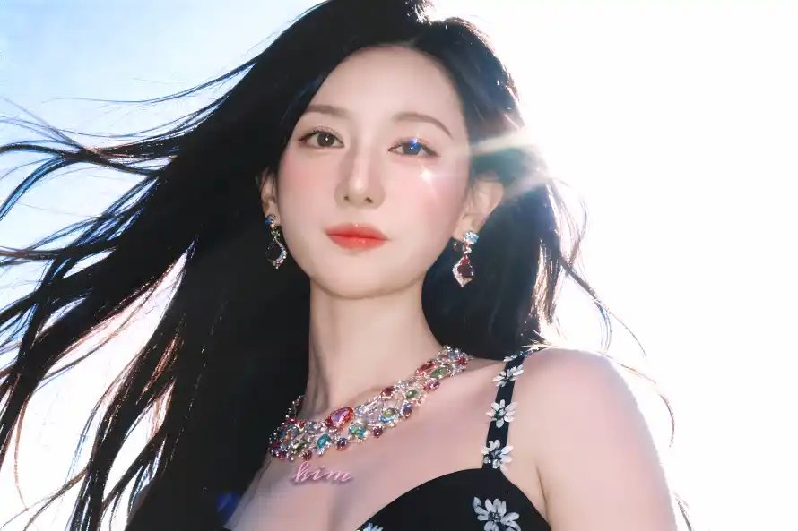 5k珠宝壁纸-金智媛 - 礼服-黑色礼服免费下载「哲风壁纸」