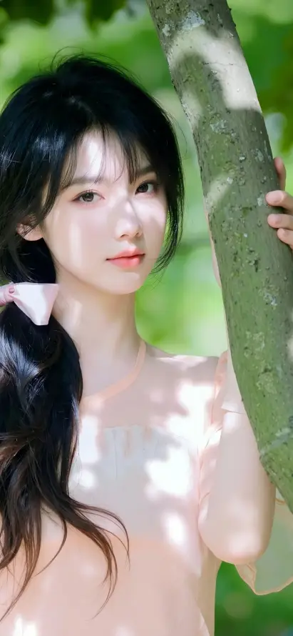 4k户外壁纸 - 树枝 - 浅衣 - 清新「哲风壁纸」