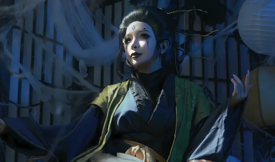 4k古风壁纸 - 四妹 - 服饰 - 灯笼「哲风壁纸」