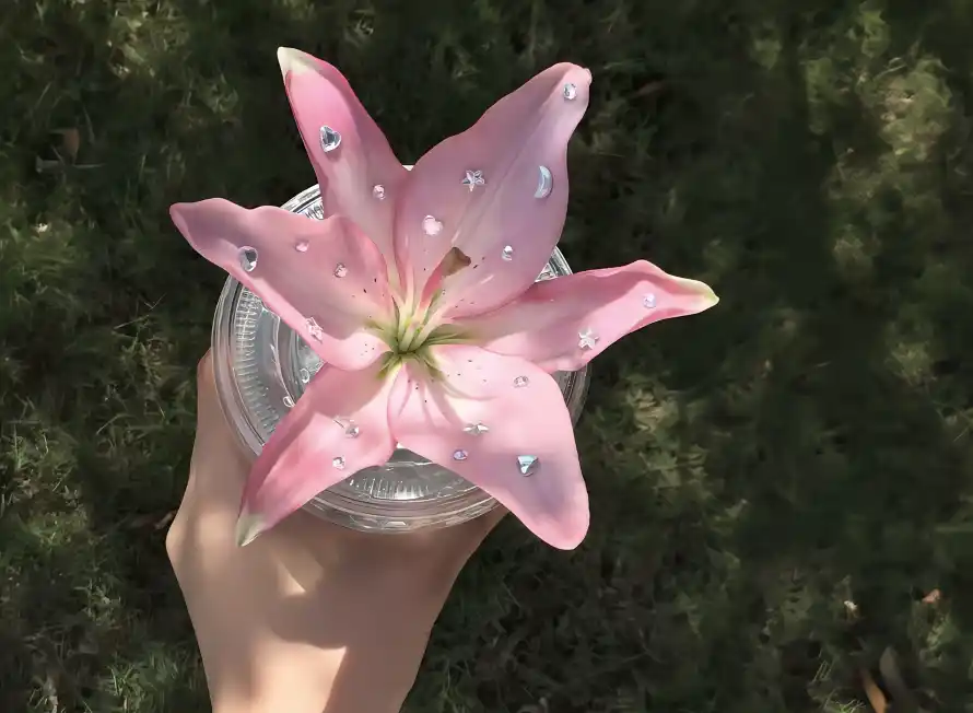 4k水珠壁纸 - 手 - 草地 - 百合花「哲风壁纸」 4k水珠壁纸 - 手 - 草地 - 百合花「哲风壁纸」