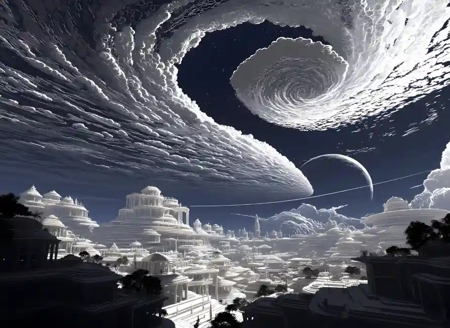 4k云城壁纸 - 光影 - 漩涡 - 云漩涡「哲风壁纸」 4k云城壁纸 - 光影 - 漩涡 - 云漩涡「哲风壁纸」