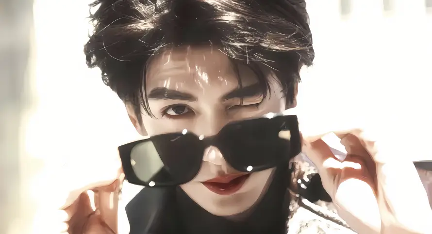 4k写真壁纸 - 酷 - 墨镜 - 时尚「哲风壁纸」