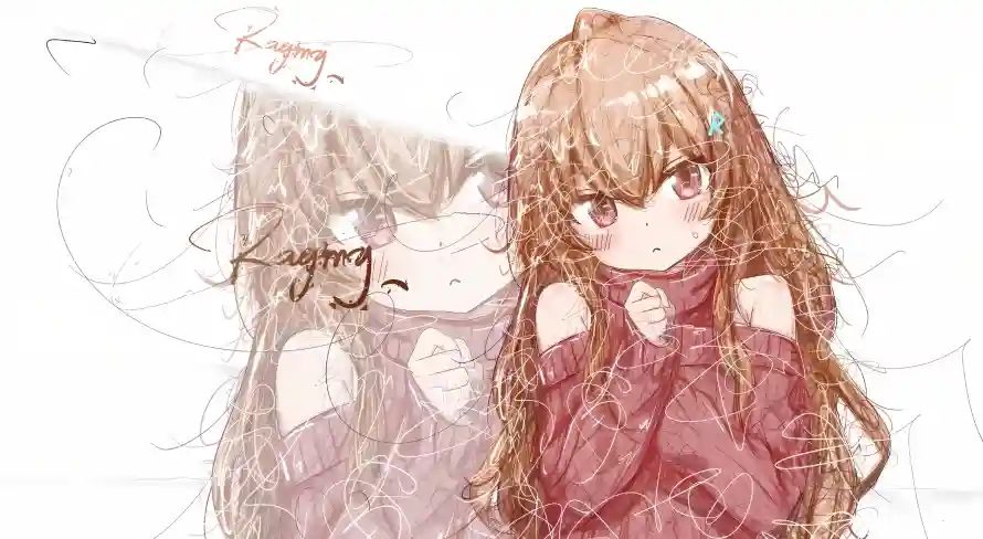 4k二次元壁纸 - 龙与虎 - 动漫角色 - 双影效果「哲风壁纸」