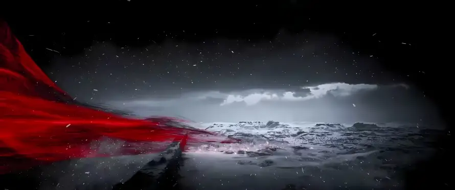 4k剑来壁纸 - 夜空 - 红布 - 雪地「哲风壁纸」