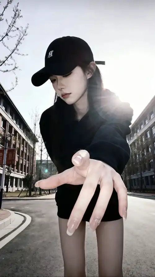 4k4K壁纸 - 短裤 - 美甲 - 街道「哲风壁纸」
