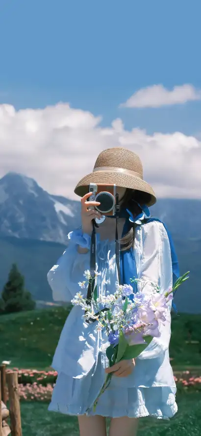 4k4K壁纸 - 相机 - 花束 - 手机壁纸「哲风壁纸」