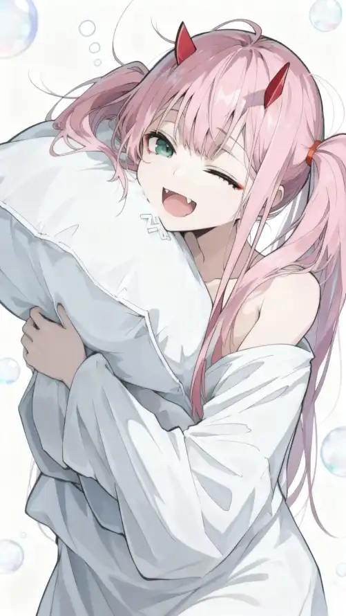 4k02壁纸 - 角 - 可爱 - 抱枕「哲风壁纸」