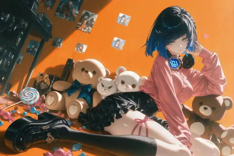 4k夜兰壁纸-AI原神壁纸和糖果-布偶小熊热门的壁纸「哲风壁纸」