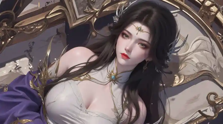 4k古风壁纸 - 玄衣 - 美女 - 动漫角色「哲风壁纸」