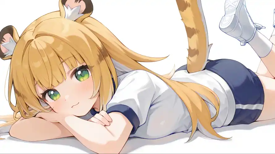 4k动漫壁纸 - 绿眼 - 美女 - 金发「哲风壁纸」