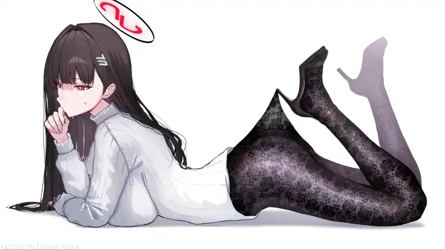 4k动漫壁纸 - 白衣 - 美女 - 长发「哲风壁纸」