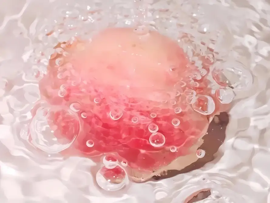 4k气泡壁纸 - 水 - 水果 - 粉色「哲风壁纸」