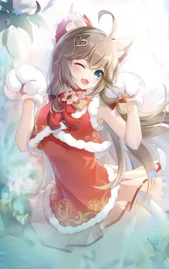 4k兽耳壁纸 - 嘉然 - 猫娘 - 二次元「哲风壁纸」