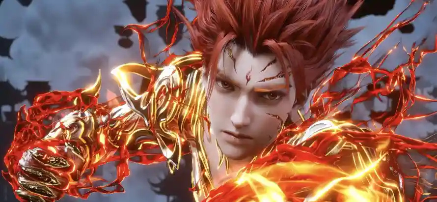 4k孟川壁纸 - 红发 - 沧元图 - 战斗姿态「哲风壁纸」