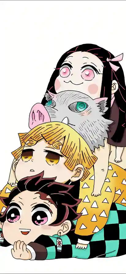 4kQ版壁纸 - 善逸 - 伊之助 - 炭次郎「哲风壁纸」