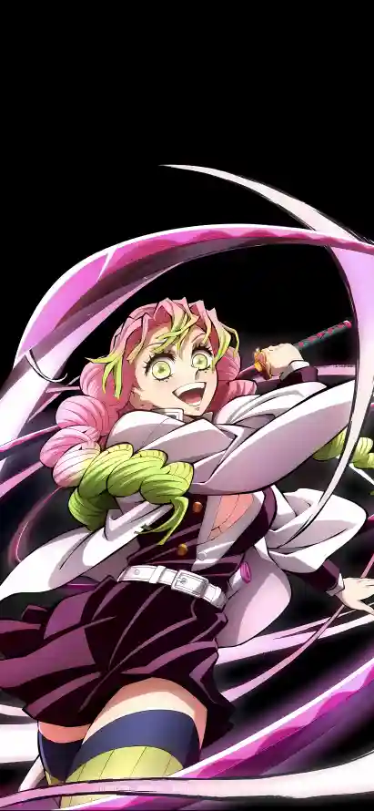 4k蜜璃壁纸 - 紫粉色 - 血鬼术 - 粉色头发「哲风壁纸」