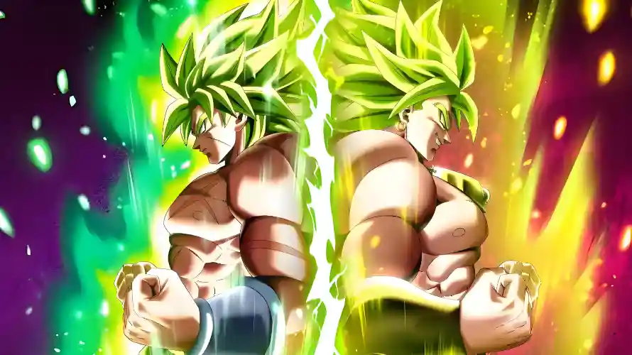 5k光效壁纸-布罗利 - 动漫-绿色头发免费下载「哲风壁纸」