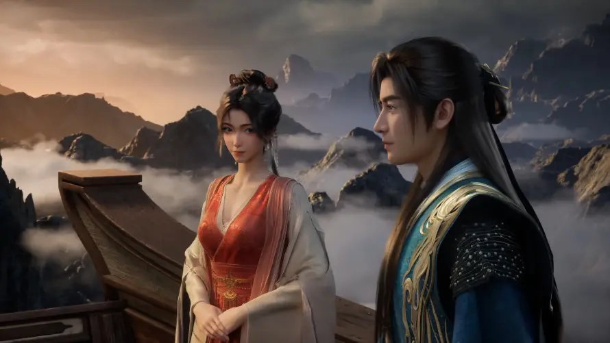 4k修仙壁纸 - 古装 - 古风 - 山水「哲风壁纸」