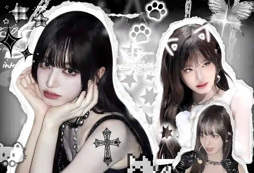 4k可爱壁纸 - 女生 - 暗黑 - 爪印「哲风壁纸」