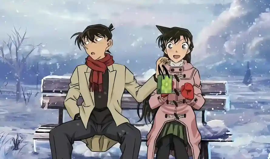 4k下雪壁纸 - 冬季 - 礼物 - 长椅「哲风壁纸」