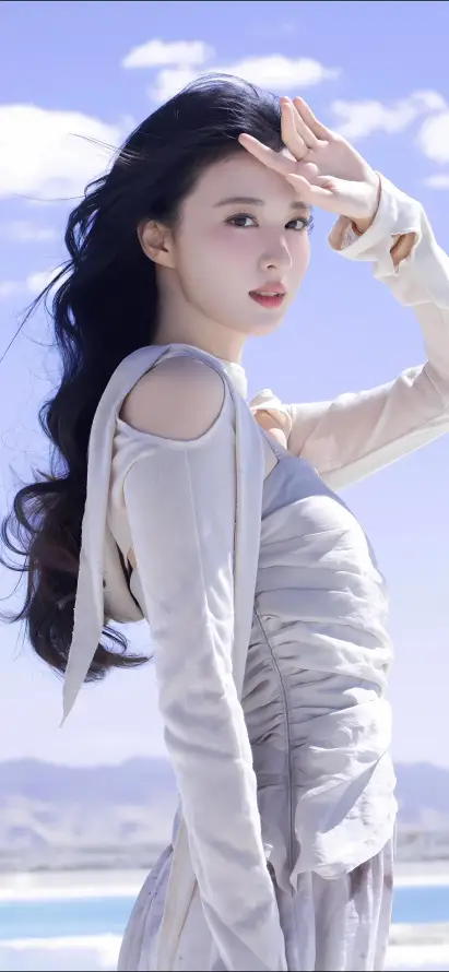 4k湖水壁纸 - 盐湖 - 紫色 - 蓝天「哲风壁纸」