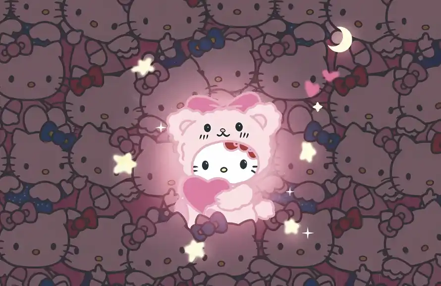 4k卡通壁纸 - 星星 - 月亮 - 爱心「哲风壁纸」 4k卡通壁纸 - 星星 - 月亮 - 爱心「哲风壁纸」