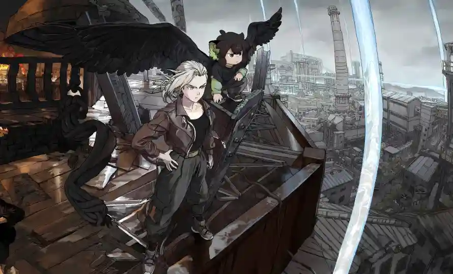 4k罗小黑壁纸 - 动漫场景 - 城市废墟 - 银发角色「哲风壁纸」 4k罗小黑壁纸 - 动漫场景 - 城市废墟 - 银发角色「哲风壁纸」