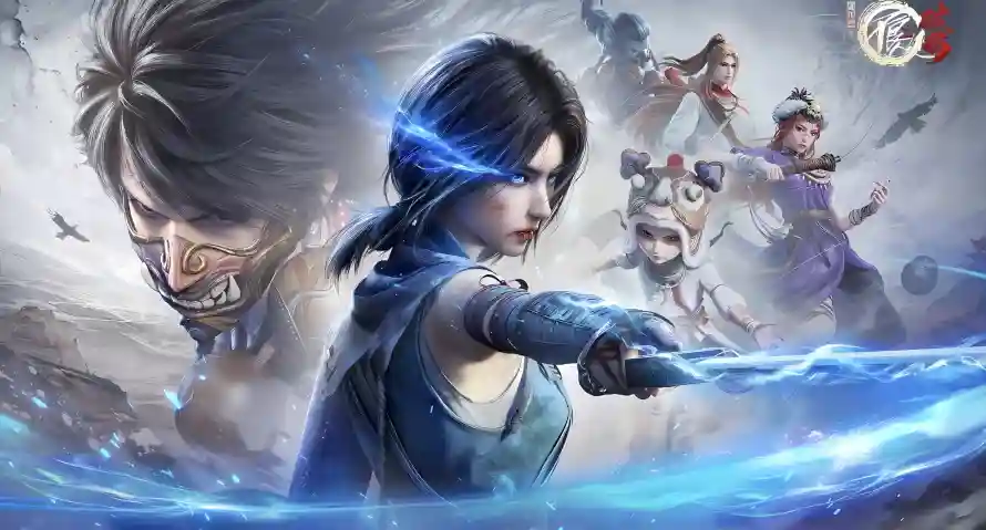 4k战斗壁纸 - 武侠 - 姬如雪 - 动漫角色「哲风壁纸」