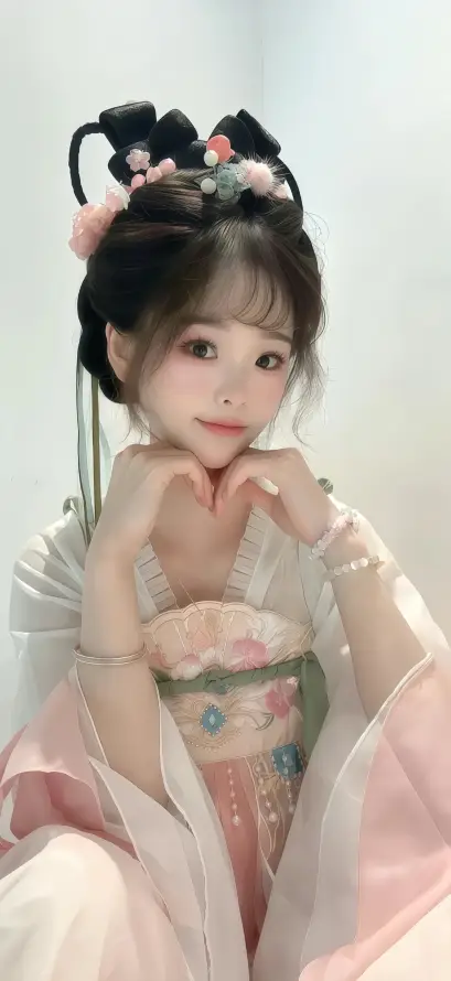 4k古风壁纸 - 汉服 - 古典发型 - 真人美女「哲风壁纸」