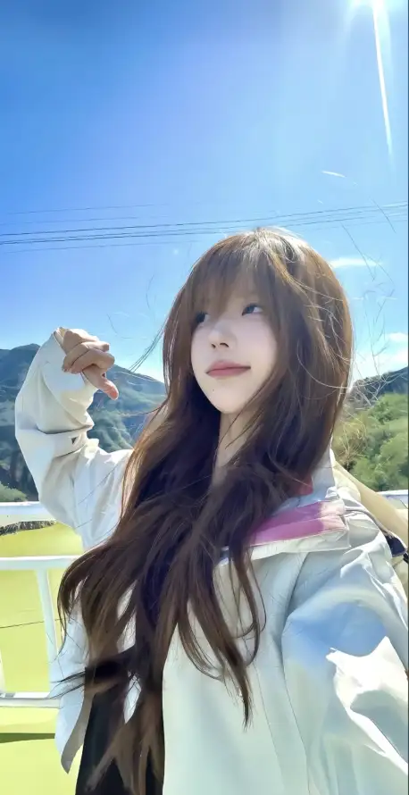 4k户外壁纸 - 清新 - 蓝天 - 真人美女「哲风壁纸」