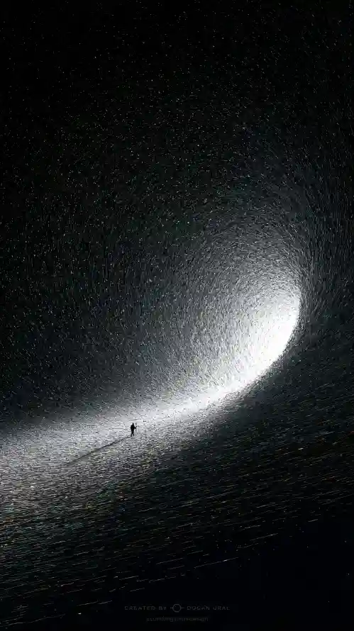 4k太空壁纸 - 星空 - 科幻 - 黑洞「哲风壁纸」