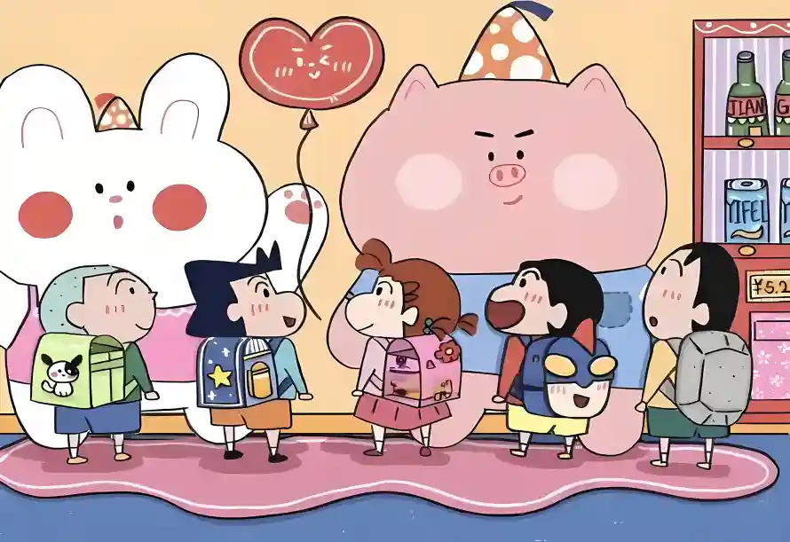 4k动漫壁纸 - 阿呆 - 妮妮 - 正男「哲风壁纸」