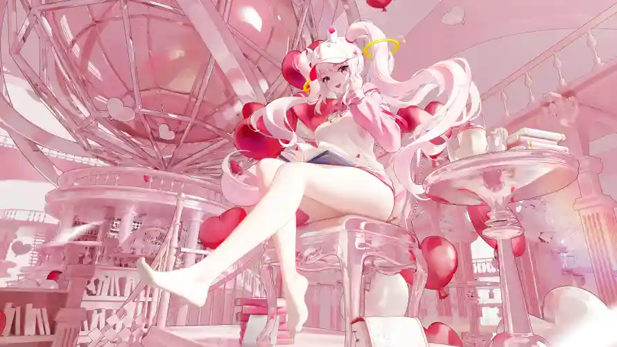 4k动漫壁纸 - 少女 - 气球 - 梦幻场景「哲风壁纸」 4k动漫壁纸 - 少女 - 气球 - 梦幻场景「哲风壁纸」