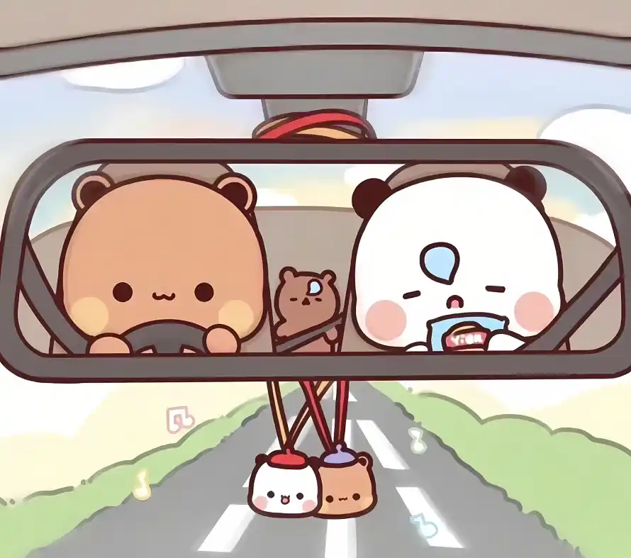 4k卡通壁纸 - 小熊 - 开车 - 熊猫「哲风壁纸」 4k卡通壁纸 - 小熊 - 开车 - 熊猫「哲风壁纸」