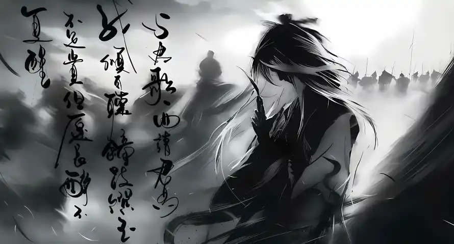 4k古风壁纸 - 文字 - 方圆 - 武侠「哲风壁纸」