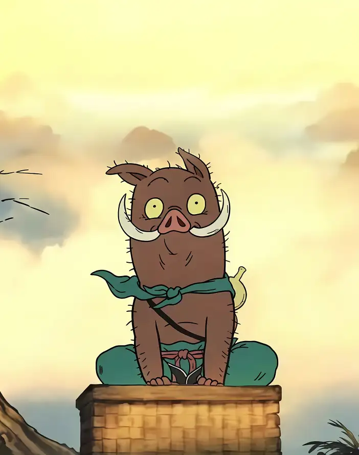 4k古风壁纸 - 天空 - 猪妖 - 小猪妖「哲风壁纸」