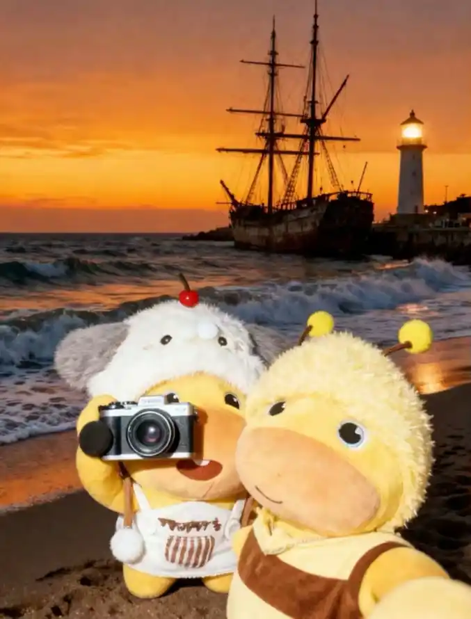 4k可爱壁纸 - 帆船 - 日落 - 海边「哲风壁纸」