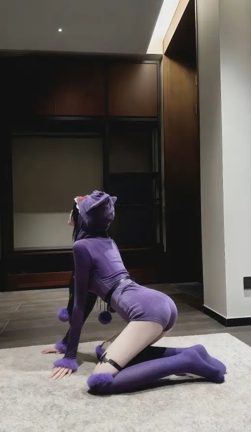 4k妖娆壁纸 - 室内 - 性感 - 紫色「哲风壁纸」