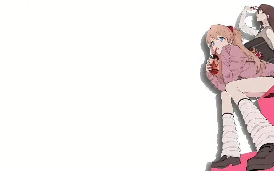 4kjk壁纸 - 简约 - 二次元 - 绷带袜「哲风壁纸」