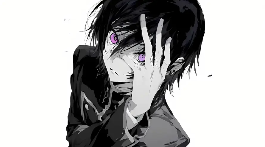 4k制服壁纸 - 紫瞳 - 鲁鲁修 - 黑色制服「哲风壁纸」 4k制服壁纸 - 紫瞳 - 鲁鲁修 - 黑色制服「哲风壁纸」