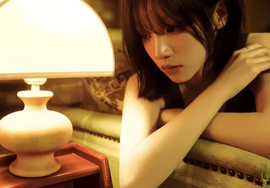 4k台灯壁纸 - 室内 - 暖光 - 沙发「哲风壁纸」