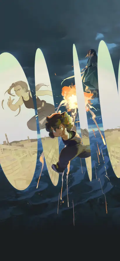 4k二次元壁纸 - 罗小黑 - 动漫角色 - 战斗场景「哲风壁纸」